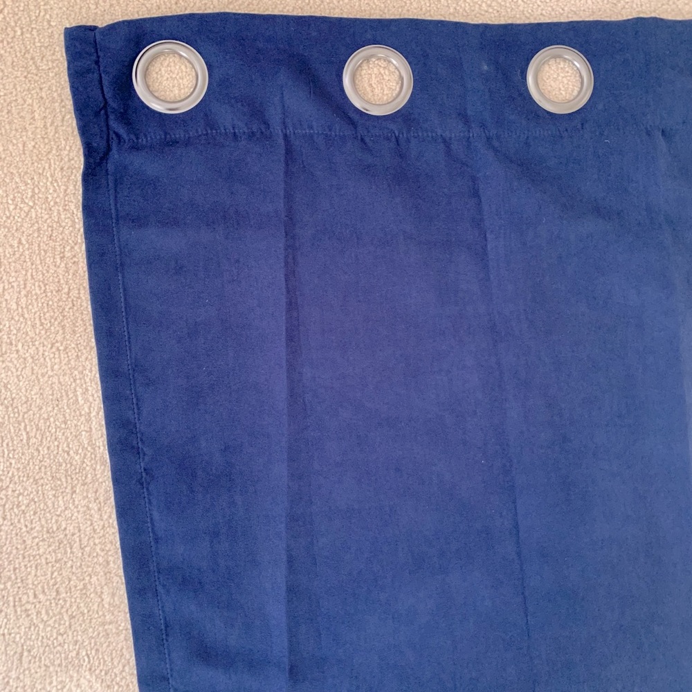 Blue mainstays drapes
